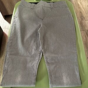 Maurices Charcoal Cropped Pants